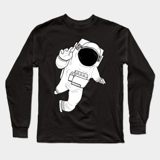 Hand drawn Astronaut Long Sleeve T-Shirt